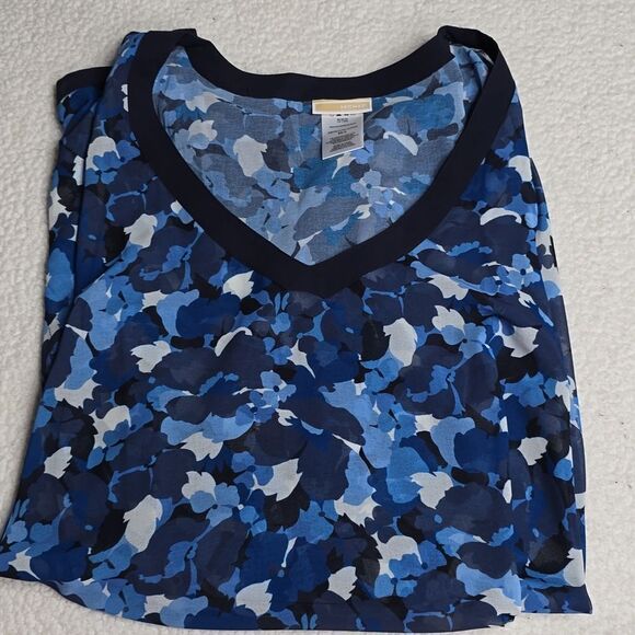 959 NWT MICHAEL Michael Kors Caftan Cover Up - Camo Garden SZ M/L - Picture 3 of 7